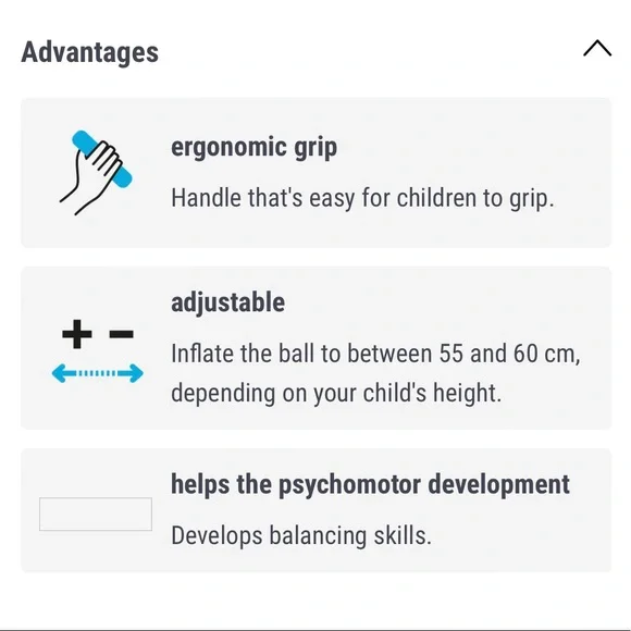 Kids Hopper Ball by Decathlon in Pink Colour, size 60 cm - Picture 7 of 9